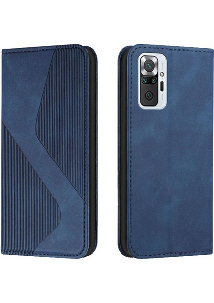 Xiaomi Redmi Not 10 Için Kılıf Pro Kart Yuvaları Tutucu Pu Deri Folio Kapak (Yurt Dışından)