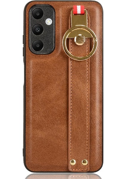 Samsung Galaxy A05S Bilek Kayışı Uyumluluk Premium Pu Deri Kılıf (Yurt Dışından)