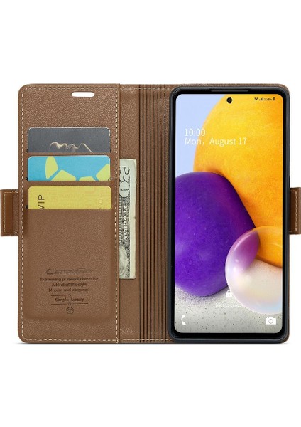Samsung Galaxy A72 Kart Yuvası Darbeye Dayanıklı Durumda Cüzdan Durumda (Yurt Dışından) fiyatları