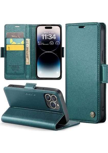 IPhone 14 Için Caseme Durumda Pro Kickstand Cüzdan Kılıf Darbeye Vaka Kartı (Yurt Dışından)
