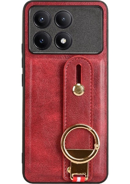 Xiaomi Poco X6 Pro Premium Pu Deri Bilek Kayışı Uyumluluk (Yurt Dışından)