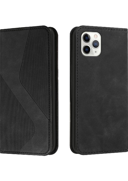 IPhone 11 Için Kılıf Pro Max Folio Kapak Cüzdan Kickstand Pu Deri Kart (Yurt Dışından)