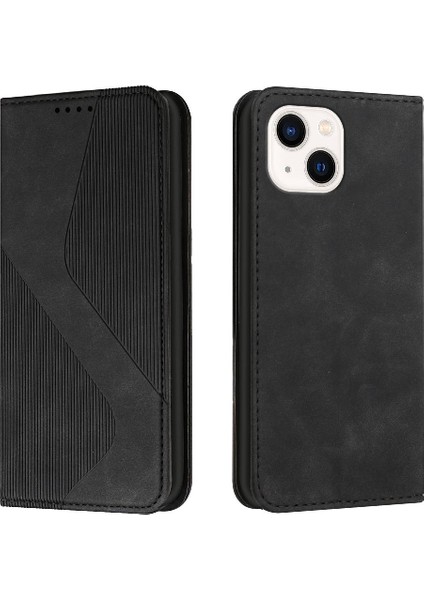 IPhone 13 Için Kılıf Mini Pu Deri Kart Yuvaları Tutucu Folio Kapak Cüzdan (Yurt Dışından)