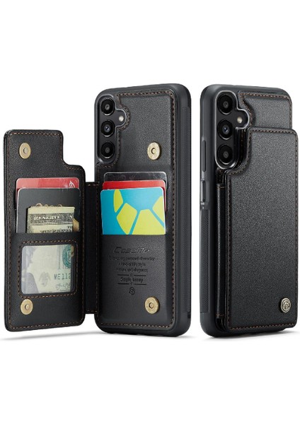 Samsung Galaxy A25 5g Kart Tutucu Pu Deri Rfıd Için Caseme Cüzdan Kılıf (Yurt Dışından)