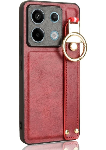 Xiaomi Redmi Not Için Kılıf 13 Pro 5g Bilek Kayışı Premium Pu Deri (Yurt Dışından)
