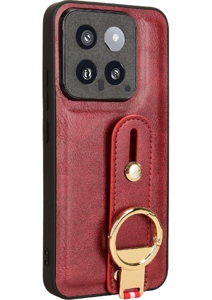 Xiaomi 14 Bilek Kayışı Uyumluluk Kolaylık Premium Pu Deri Kılıf (Yurt Dışından) modelleri