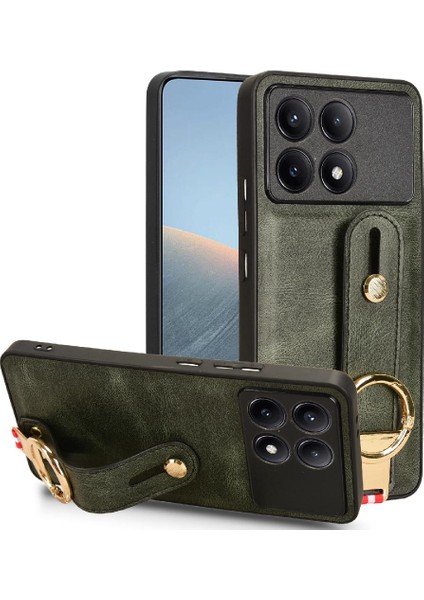 Xiaomi Poco X6 Pro Premium Pu Deri Bilek Kayışı Uyumluluk (Yurt Dışından)