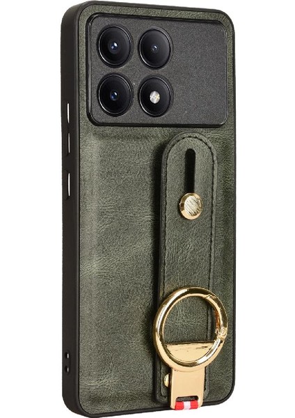 Xiaomi Poco X6 Pro Premium Pu Deri Bilek Kayışı Uyumluluk (Yurt Dışından)