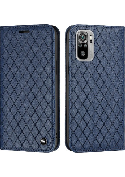 Xiaomi Redmi Not 10S Cüzdan Iş Manyetik Kabuk Çevirme Kartı (Yurt Dışından)