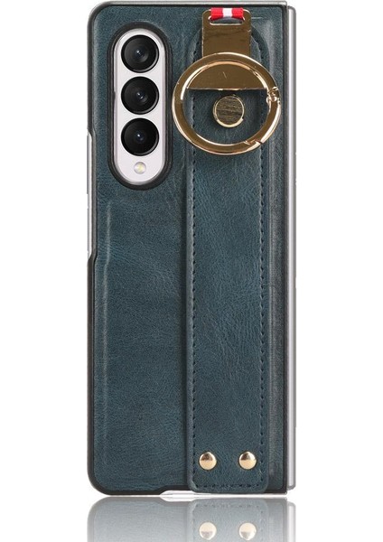 Samsung Galaxy Z Için Kılıf Fold 3 Bilek Kayışı Kolaylık Premium Pu (Yurt Dışından)