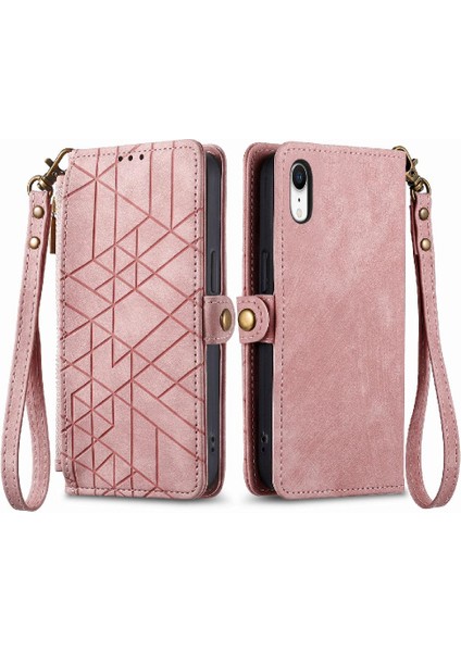 IPhone Xr Flip Kapak Kılıf Için Flip Case Cüzdan Basit Iş (Yurt Dışından)