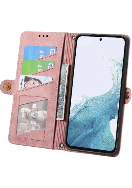 Samsung Galaxy A54 5g Için Flip Case Basit Iş Deri Kılıf Flip (Yurt Dışından)