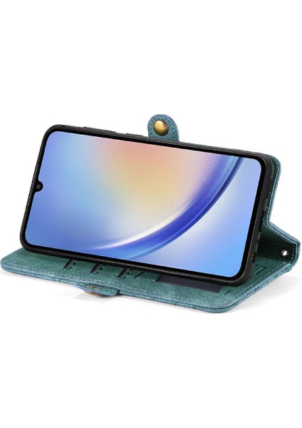 Samsung Galaxy A34 5g Için Flip Case Darbeye Cüzdan Kapak Kapak Basit (Yurt Dışından) fırsatları