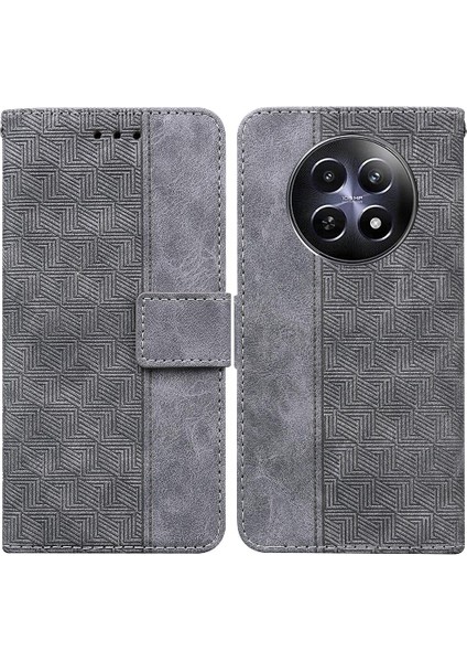 Realme 12 5g Için Kılıf Cüzdan Kapak Flip Folio Premium Pu Deri Kickstand (Yurt Dışından)