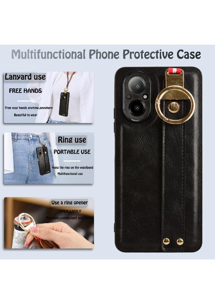 Realme C67 4g Kolaylık Uyumluluk Bilek Kayışı Premium Pu Için Kılıf (Yurt Dışından) fiyatları