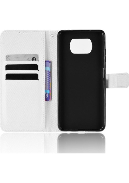 Xiaomi Poco X3/x3 Pro Kapak Kickstand Kart Tutucu Manyetik Cüzdan (Yurt Dışından)