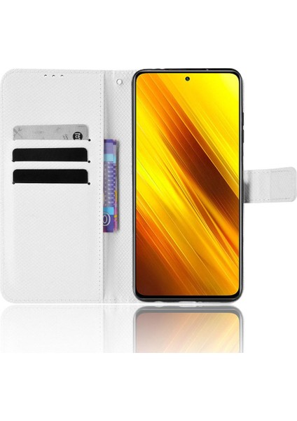 Xiaomi Poco X3/x3 Pro Kapak Kickstand Kart Tutucu Manyetik Cüzdan (Yurt Dışından)