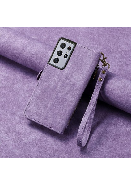 Samsung Galaxy S21 Ultra Darbeye Deri Kılıf Için Flip Case Basit (Yurt Dışından) indirimleri
