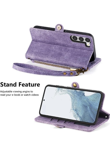 Samsung Galaxy S23 Basit Iş Deri Kılıf Için Flip Case Cüzdan Flip (Yurt Dışından) modelleri