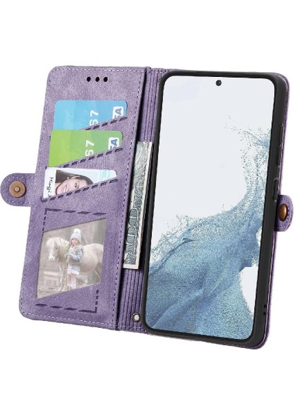 Samsung Galaxy S23 Basit Iş Deri Kılıf Için Flip Case Cüzdan Flip (Yurt Dışından) indirimleri