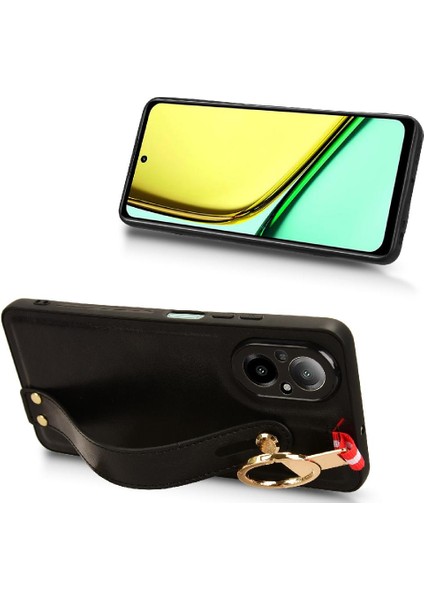Realme C67 4g Kolaylık Uyumluluk Bilek Kayışı Premium Pu Için Kılıf (Yurt Dışından) indirimleri