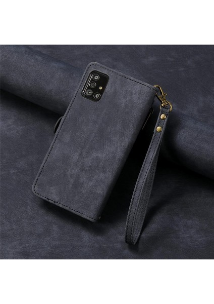 Samsung Galaxy A71 5g Için Flip Case Deri Kılıf Cüzdan Darbeye Basit (Yurt Dışından)