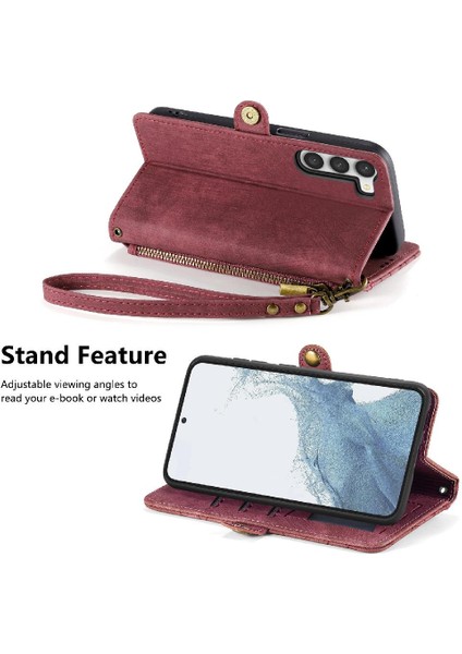 Samsung Galaxy S23 Basit Iş Deri Kılıf Için Flip Case Cüzdan Flip (Yurt Dışından) fırsatları