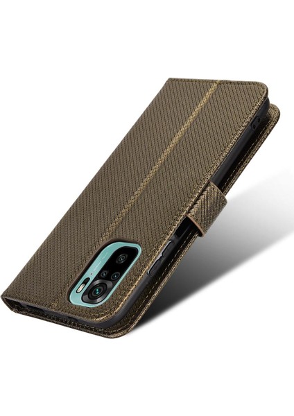 Xiaomi Redmi Not 10 4g Kapak Için Kickstand Manyetik Cüzdan Kart (Yurt Dışından)