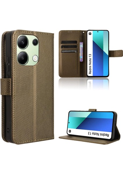 Xiaomi Redmi Için Not 13 4g Kapak Kart Tutucu Kickstand Manyetik (Yurt Dışından)