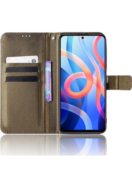 Xiaomi Redmi Için Not 11 5g Manyetik Cüzdan Kapak Kart Tutucu (Yurt Dışından)