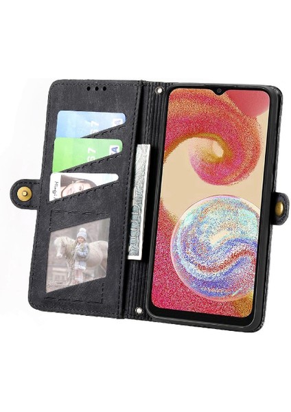 Samsung Galaxy A04E Flip Kapak Için Flip Case Darbeye Cüzdan Basit (Yurt Dışından) fırsatları