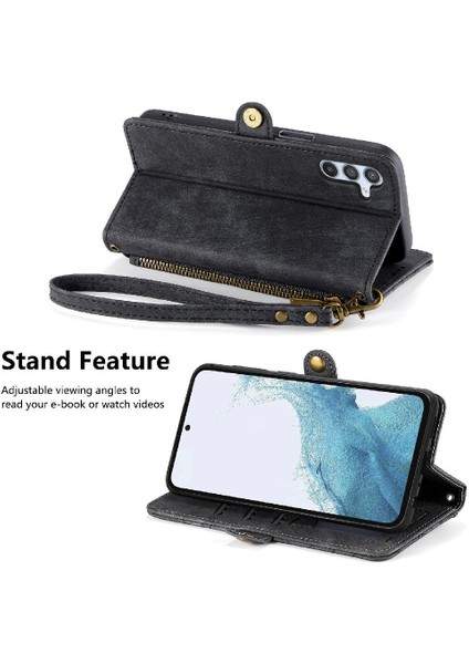 Samsung Galaxy A54 5g Için Flip Case Basit Iş Deri Kılıf Flip (Yurt Dışından) indirimleri
