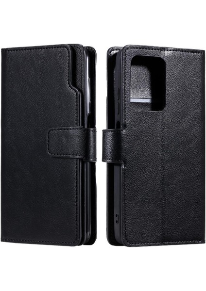 Xiaomi Redmi Için Not 12 5g Kickstand Pu Deri Manyetik Cüzdan 9 (Yurt Dışından)