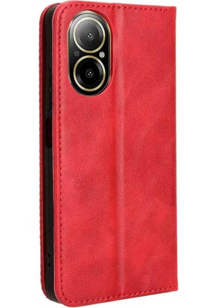Realme 12 Lite 4g Cüzdan Pu Deri Manyetik Kapatma Için Kılıf (Yurt Dışından)