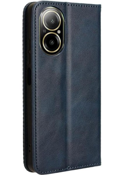 Realme 12 Lite 4g Cüzdan Pu Deri Manyetik Kapatma Için Kılıf (Yurt Dışından)