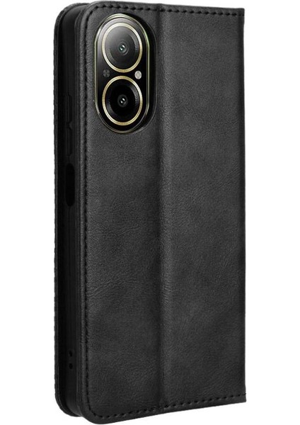 Realme 12 Lite 4g Cüzdan Pu Deri Manyetik Kapatma Için Kılıf (Yurt Dışından)