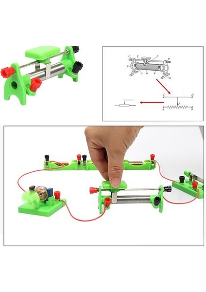 Temel Elektrik Fiziği Öğrenin Elektromanyetik Manyetizma Deneyleri Laboratuvarlar Junior Lisesi Için Elektrik Devresi Kiti | Enstrüman Parçaları ve Amp;aksesuarlar (Yurt Dışından)