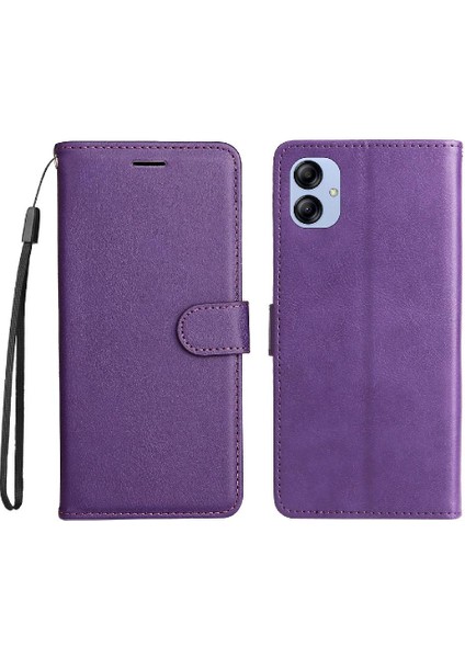 Samsung Galaxy A04E Iş Cüzdan Telefon Kılıfı Için Flip Case Klasik Katı (Yurt Dışından)