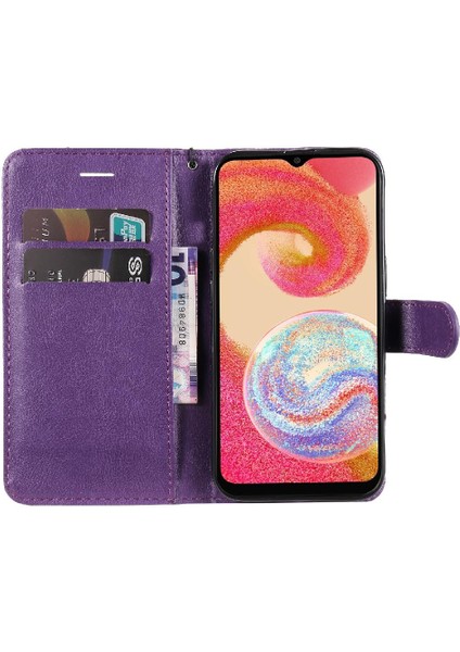 Samsung Galaxy A04E Iş Cüzdan Telefon Kılıfı Için Flip Case Klasik Katı (Yurt Dışından) fırsatları