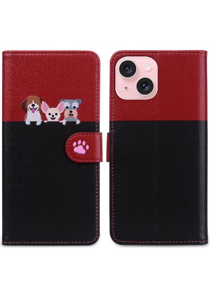 Iphone 15 Için Kılıf Artı Basit Iş Kapak Çevirin Kılıf Darbeye (Yurt Dışından)