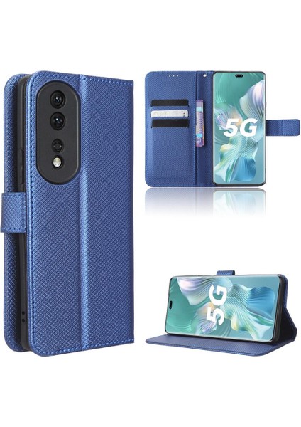 Onur Için Kılıf 80 Pro 5g Manyetik Cüzdan Kapak Kart Tutucu Kickstand (Yurt Dışından)