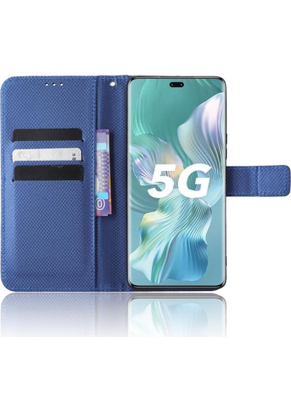 Onur Için Kılıf 80 Pro 5g Manyetik Cüzdan Kapak Kart Tutucu Kickstand (Yurt Dışından)