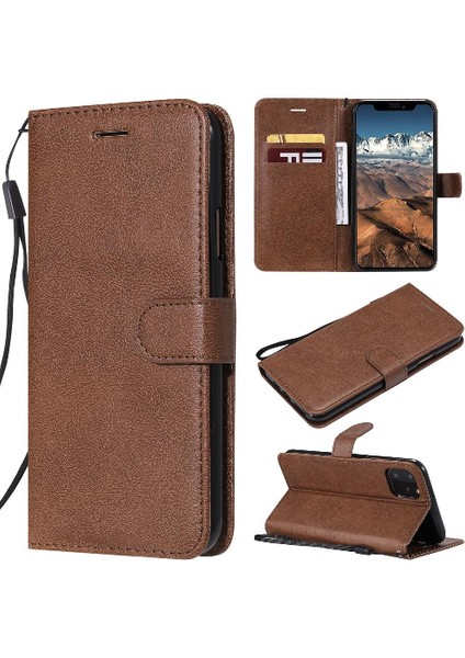 Iphone 11 Için Flip Case Pro Max Yüksek Kaliteli Deri Iş Cüzdan Telefon (Yurt Dışından)