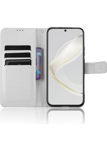 Huawei Nova 11 Için Kılıf Kickstand Kapak Manyetik Cüzdan Kart Tutucu (Yurt Dışından)