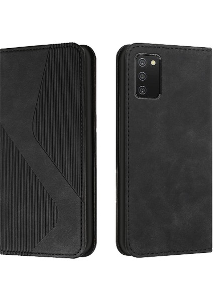 Mellow Shop Samsung Galaxy A03S Manyetik Pu Deri Folio Kapak Cüzdan Kart (Yurt Dışından)