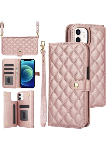 Iphone 13 Mini Premium Koruma Standı Fonksiyonu Için Kılıf Crossbody Tarzı (Yurt Dışından)