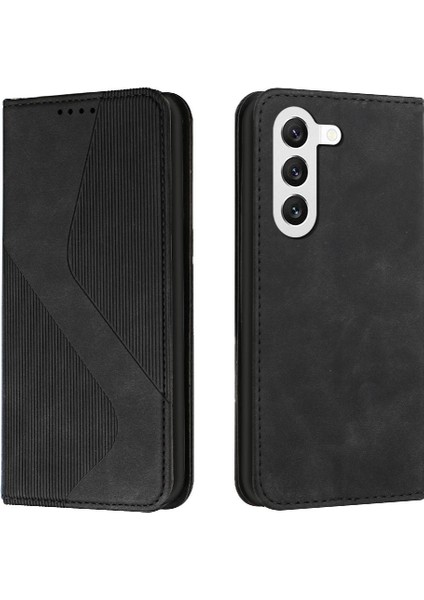 Samsung Galaxy S23 Için Kılıf Cüzdan Kickstand Kart Yuvaları Tutucu Folio Kapak (Yurt Dışından)