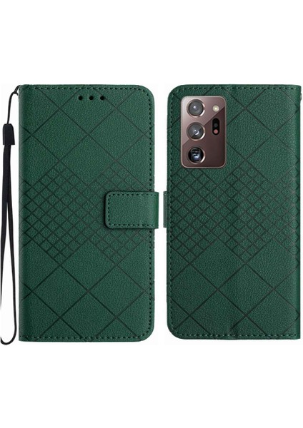 Samsung Galaxy Not 20 Için Flip Case Ultra Cüzdan Pu Deri Kart Yuvası (Yurt Dışından)