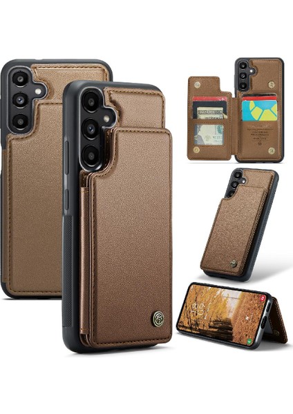 Samsung Galaxy Caseme 5g Pu Deri Ince Darbeye Dayanıklı Caseme Cüzdan Kılıf (Yurt Dışından)