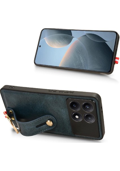 Xiaomi Poco X6 Pro Premium Pu Deri Bilek Kayışı Uyumluluk (Yurt Dışından)